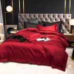Solid Color Bedsheet & Comforter Set - Image 2