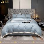Border Design Bedsheet & Comforter Set