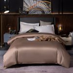 Solid Color Bed Sheet With 2 Pillow Cover Design 004