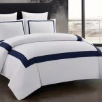 Solid Color Border Bedsheet With 2 Pillow Cover Design 011